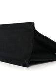 Raffia Linen Calfskin Small Rive Gauche Tote Black