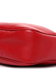 Pebbled Calfskin Small Soho Disco Bag Tabasco Red
