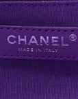 Shaded Calfskin Small Deauville Tote Purple Blue