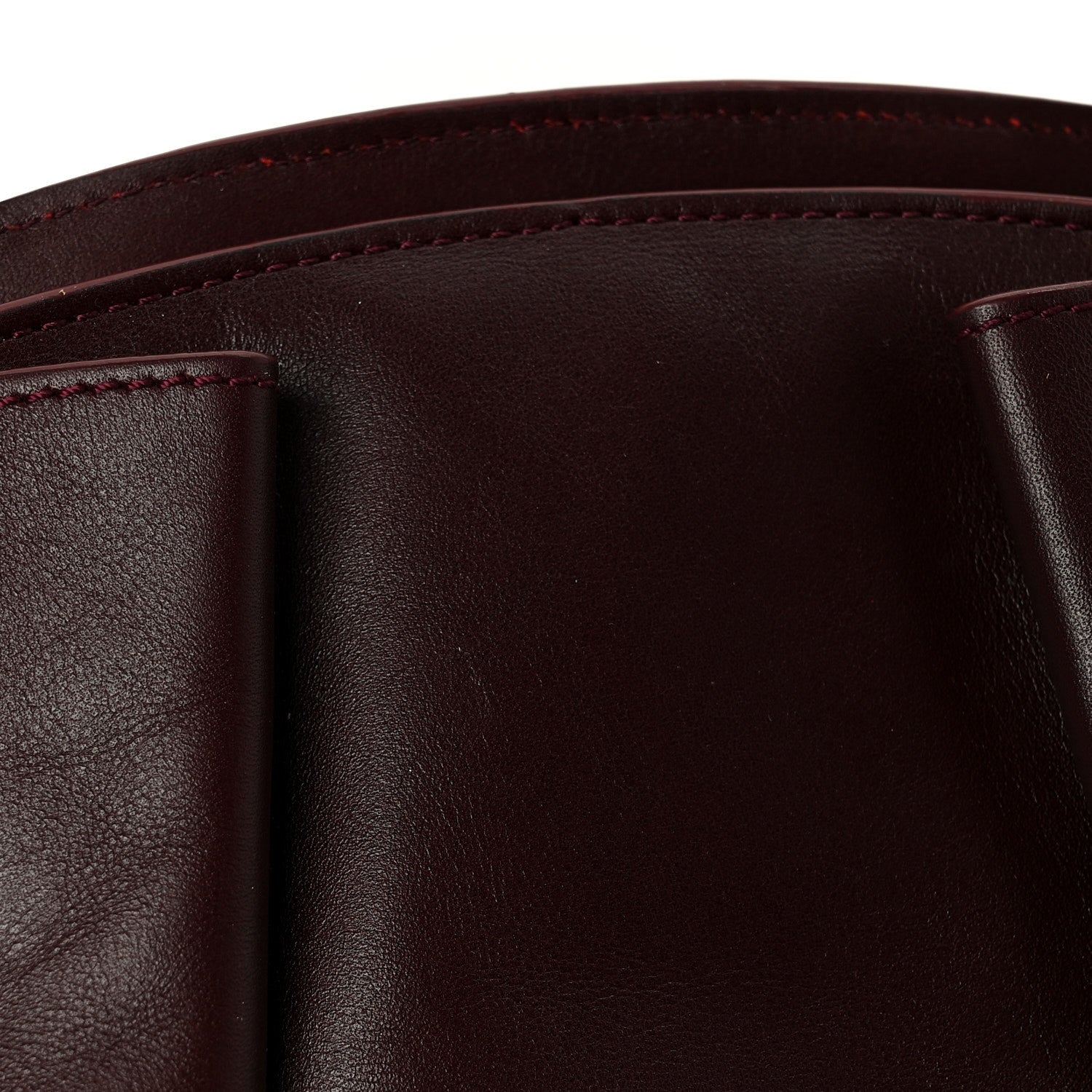 Shiny Nappa Calfskin Small Paseo Bag Burgundy