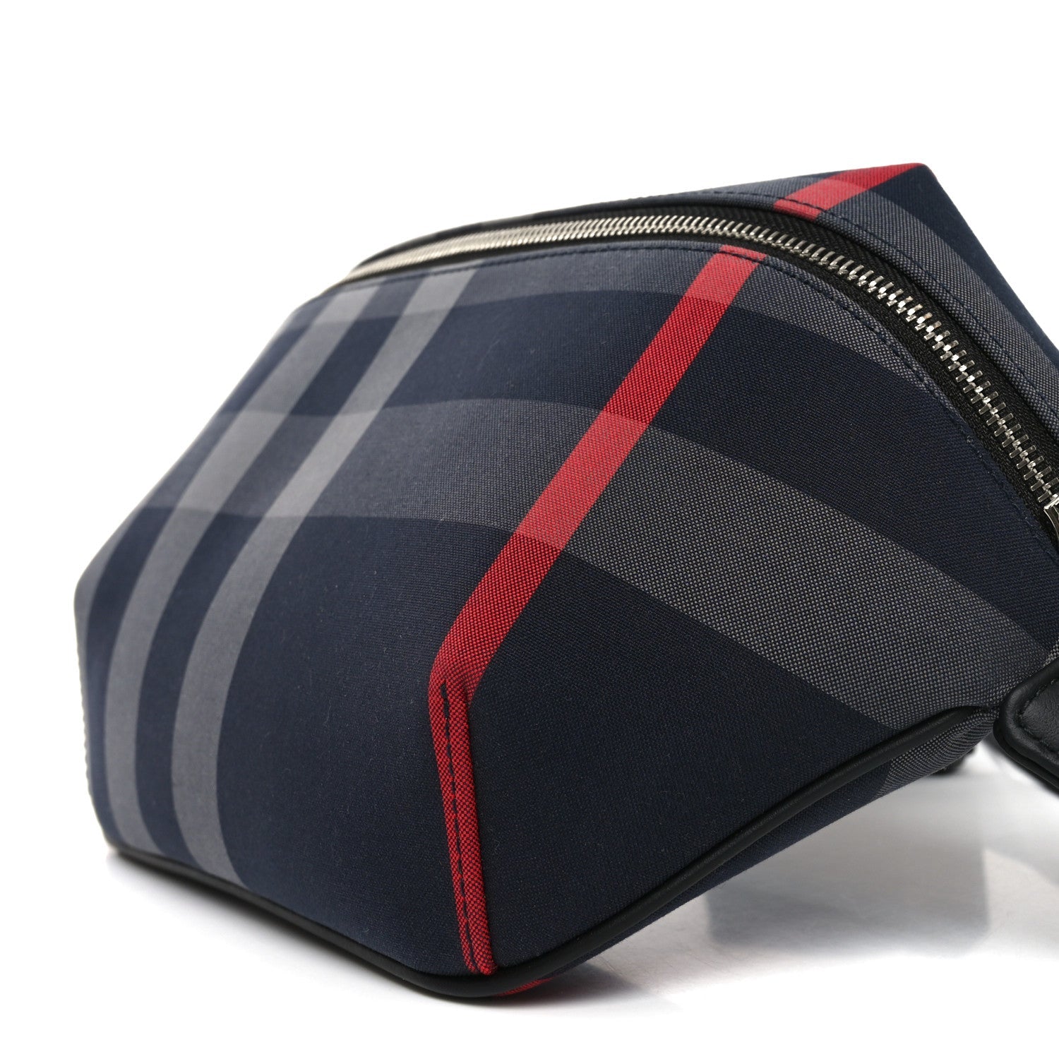 House Check Sonny Bum Bag Navy Grey