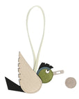 Epsom Swift Alligator Lizard Birdy Bag Charm Vanille Vert Criquet Vert Fizz Bleu Jean Black