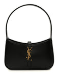 Smooth Calfskin Le 5 A 7 Mini Hobo Black