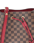 Damier Ebene Neonoe MM Cherry Berry