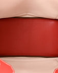 Taurillon Clemence Eclat Birkin 35 Sanguine White