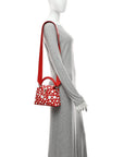LV X YK Taurillon Capucines Mini Red White