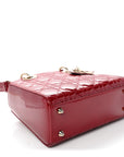 Patent Cannage Small Lady D1OR Cherry Red