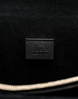 GG Supreme Monogram Medium Dionysus Shoulder Bag Black