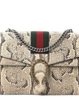 Snakeskin Web Medium Dionysus Shoulder Bag Natural