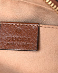 New Denim GG Monogram Dollar Calfskin Mini Ophidia Shoulder Bag Blue Tea Cuir Epilog