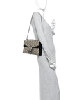 GG Supreme Monogram Small Dionysus Shoulder Bag Black