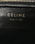 Snakeskin Medium Classic Box Flap Bag Black