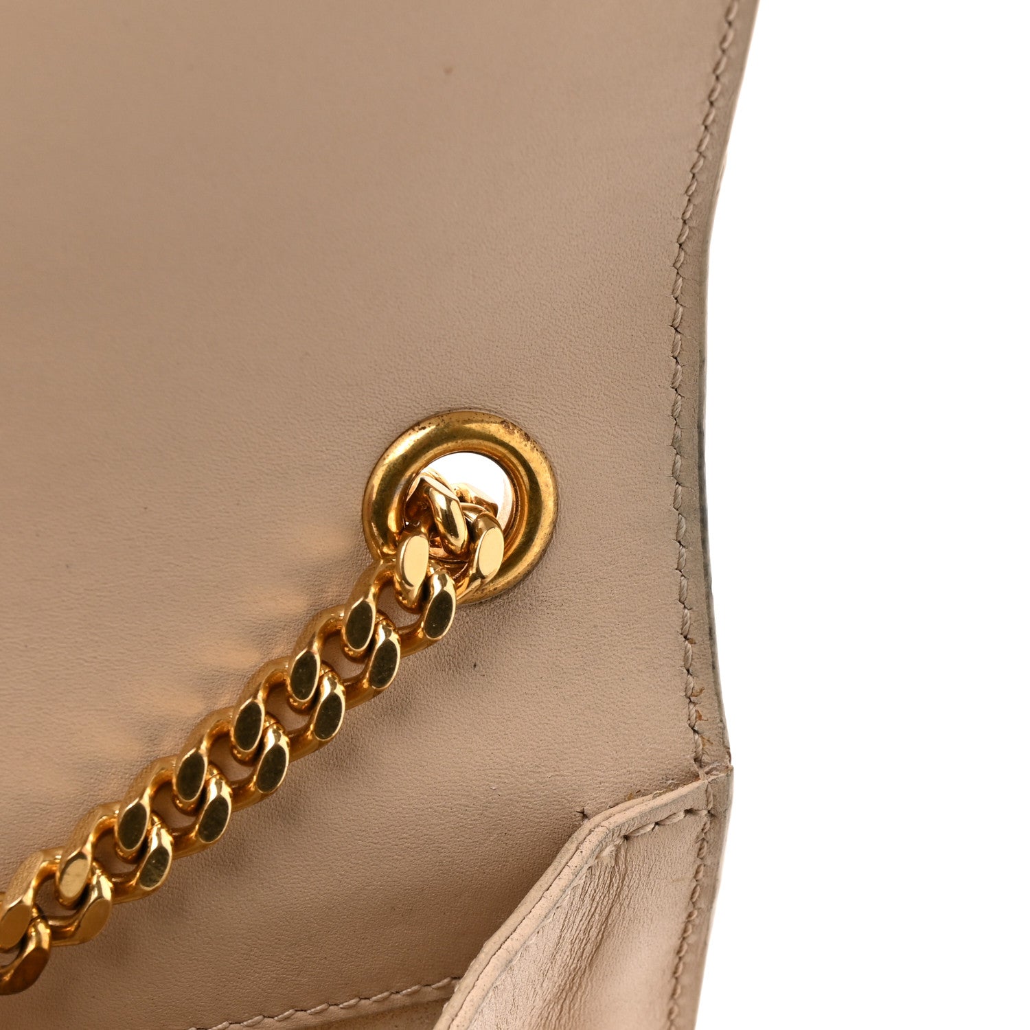 Smooth Calfskin Medium Classic Monogram Kate Tassel Satchel Nude Powder