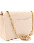 Glazed Calfskin Quilted 2.55 Reissue 226 Flap Light Beige