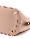 Saffiano Small Galleria Double Zip Tote Cammeo