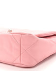 Lambskin Quilted Medium CHNL 19 Flap Light Pink
