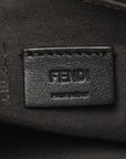 Vitello Soft F is FNDI Bi-Color FF 1974 Embossed Envelope Wallet On Chain with Pouches Maya Black