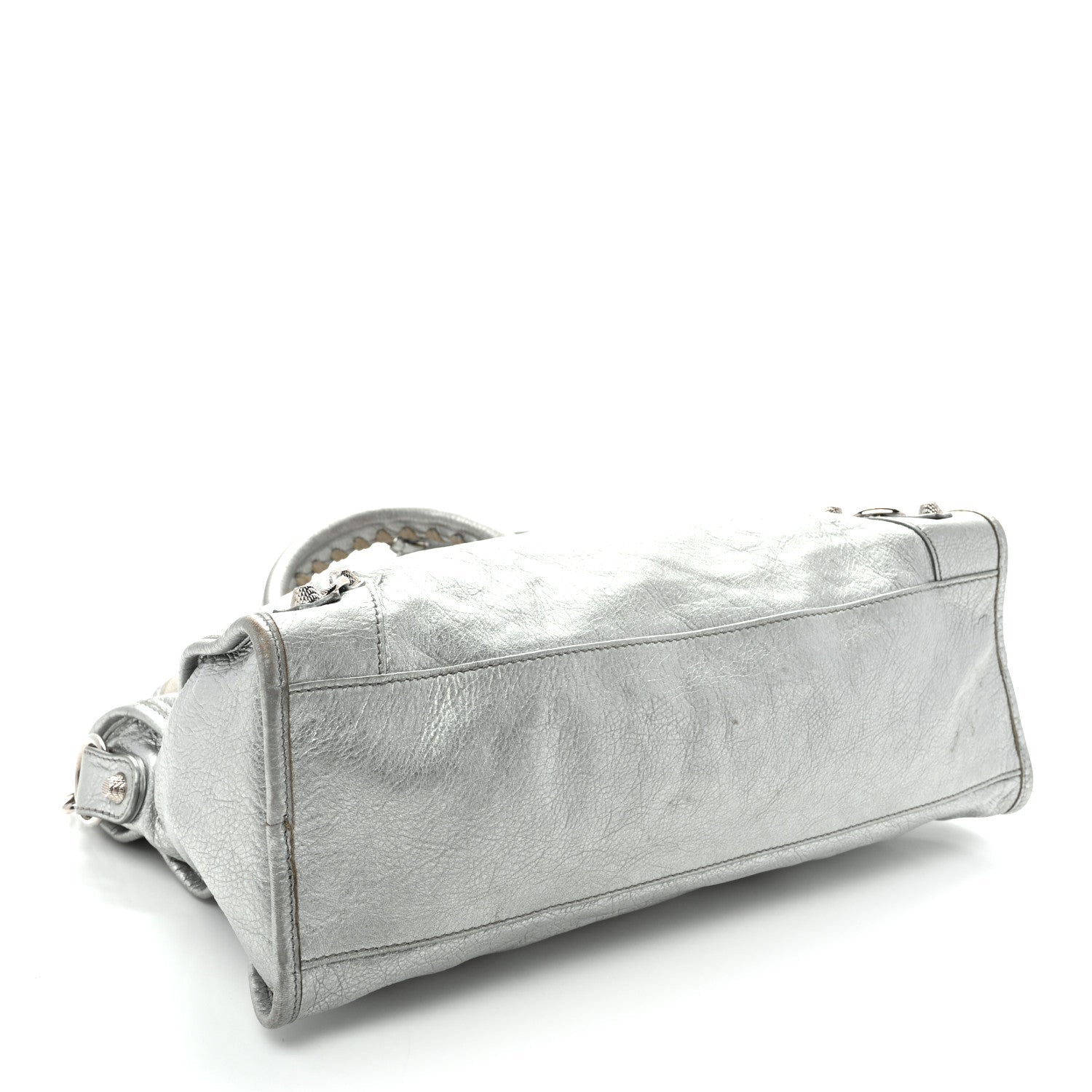 Metallic Agneau Giant 12 Silver Hardware City Gris Aluminum