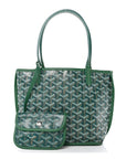 Goyardine Reversible Mini Anjou Green