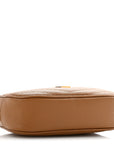 Grain De Poudre Matelasse Monogram Mini Lou Camera Bag Dark Natural