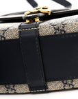 GG Supreme Monogram Small Messenger Shoulder Bag Beige Blue Navy
