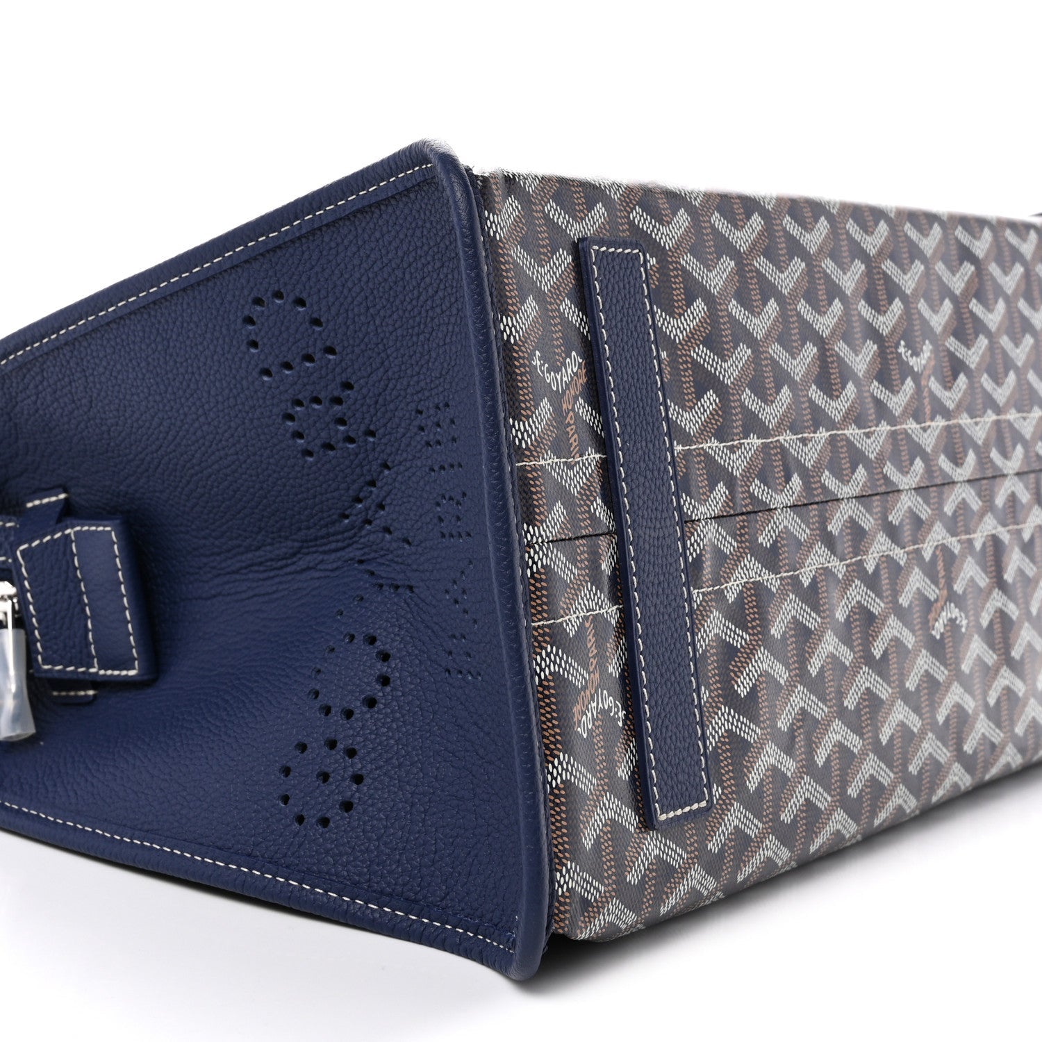 Goyardine Sac Hardy Pet Carrier PM Navy