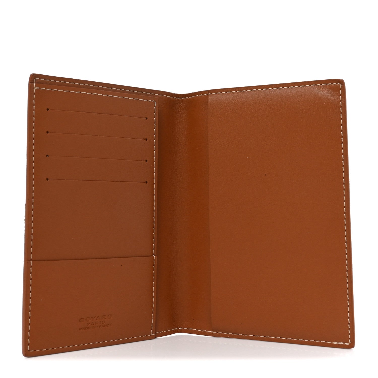 Goyardine Grenelle Passport Wallet Black Gold