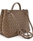 Nappa Intrecciato Small Andiamo Shoulder Bag Pinecone