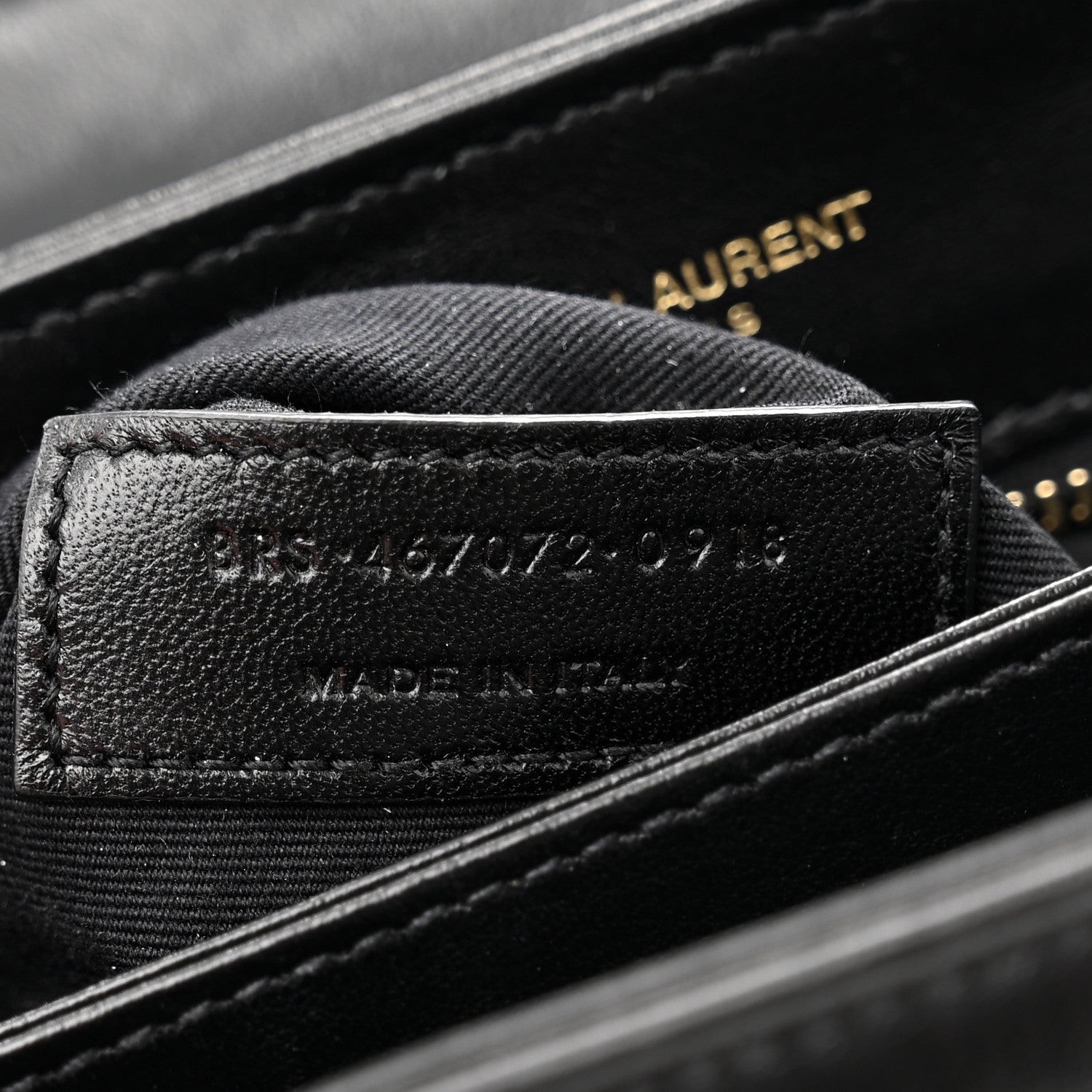 Calfskin Y Quilted Monogram Toy Loulou Crossbody Bag Black
