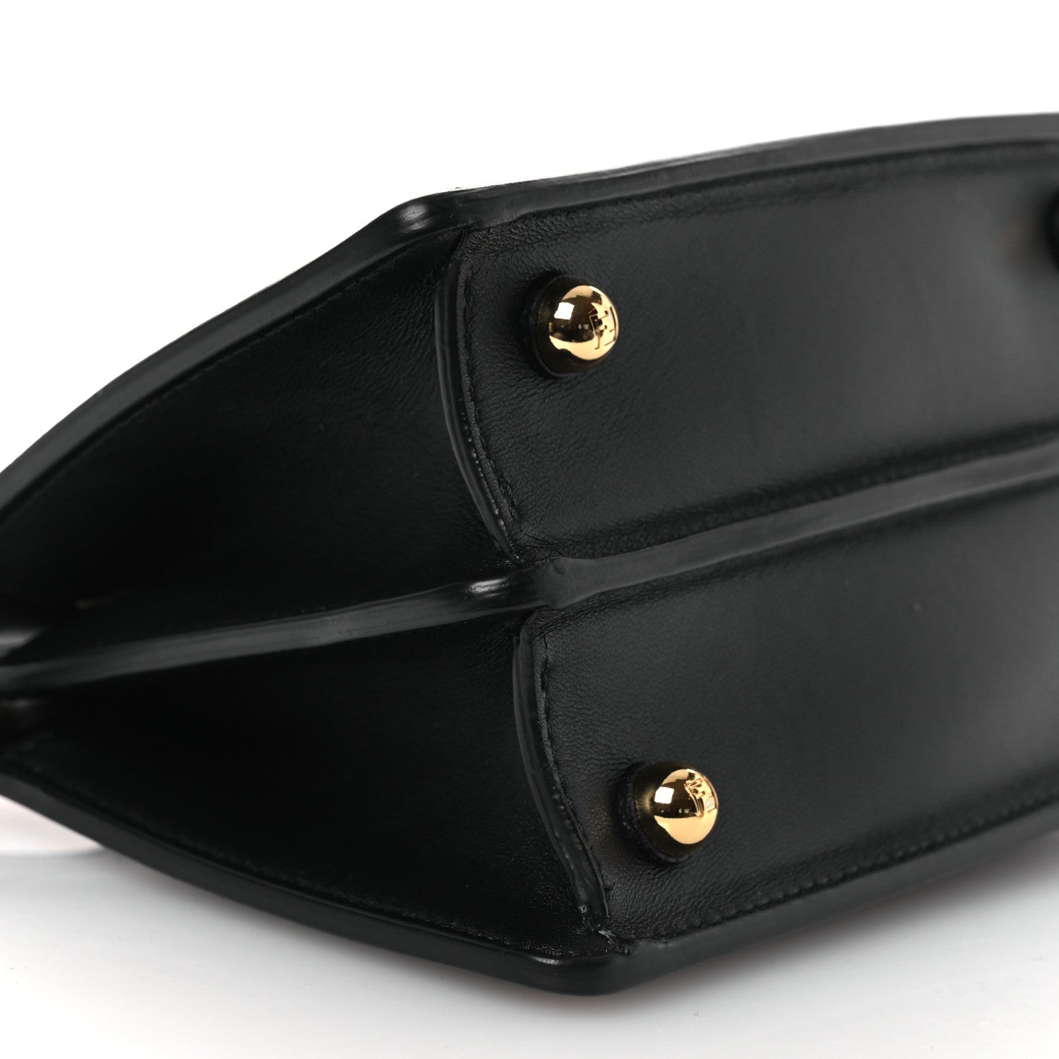 Shiny Nappa Petite Peekaboo I SEE U Satchel Black