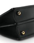 Shiny Nappa Petite Peekaboo I SEE U Satchel Black