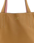 Veau Sikkim Swift Double Sens 28 Reversible Tote Rose Sakura Curry