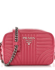 Soft Calfskin Diagramme Camera Bag Peonia
