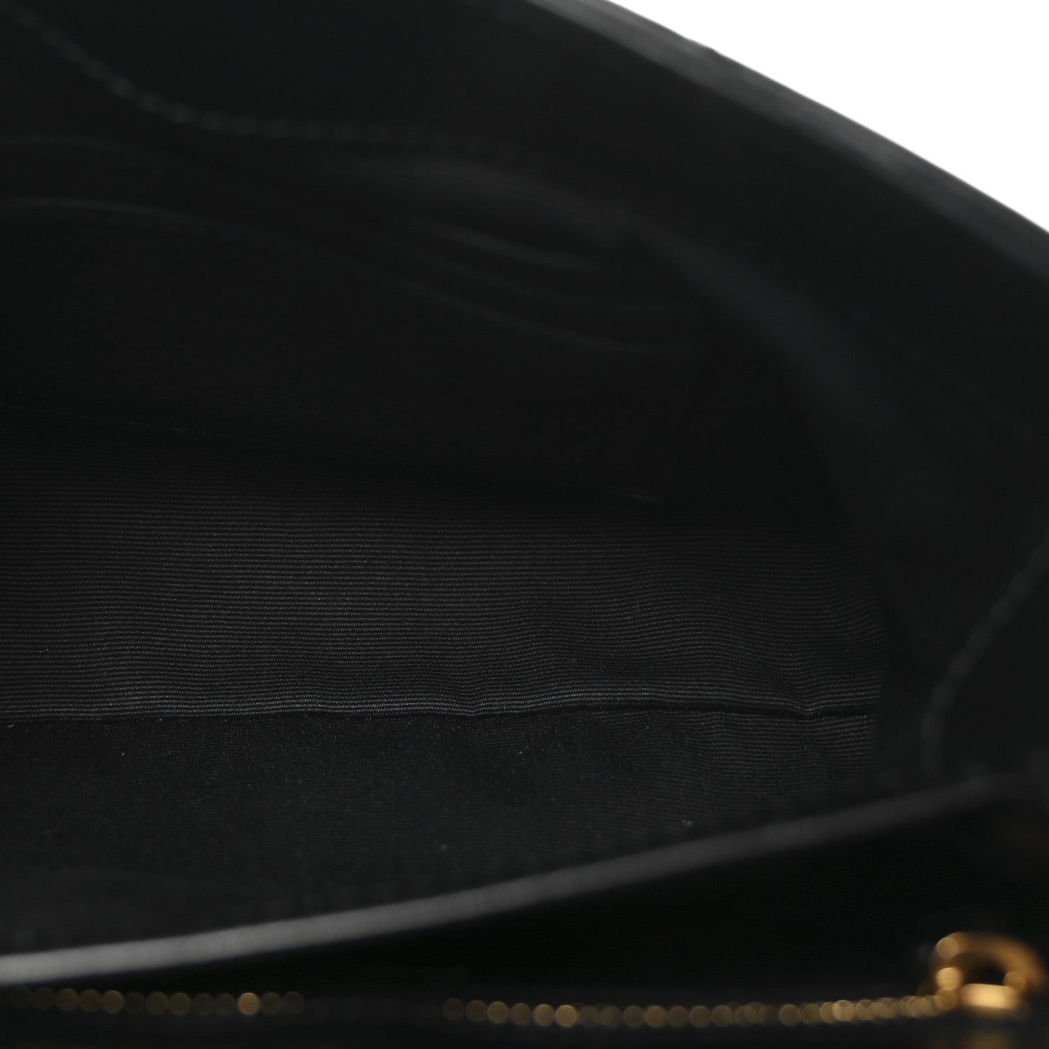 Calfskin Y Quilted Monogram Toy Loulou Crossbody Bag Black