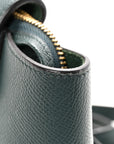Grained Calfskin Micro Belt Bag Amazone