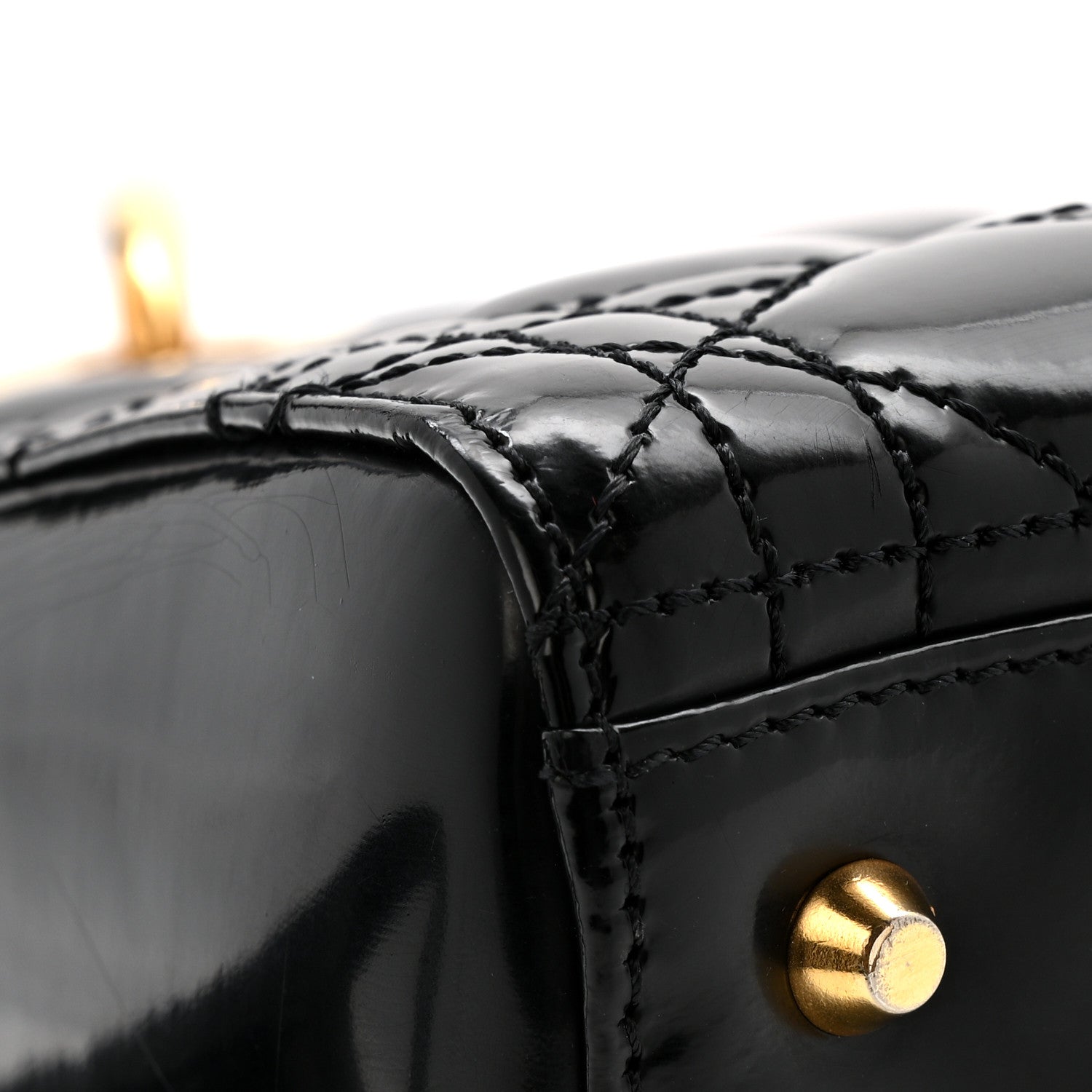 Patent Cannage Medium Lady D1OR Black