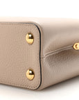 Taurillon Snakeskin Capucines BB Galet