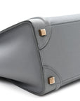 Baby Drummed Calfskin Micro Luggage Kohl