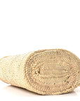 Raffia Basket Tote Bag Natural Tan