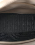Soft Calfskin Diagramme Camera Bag White