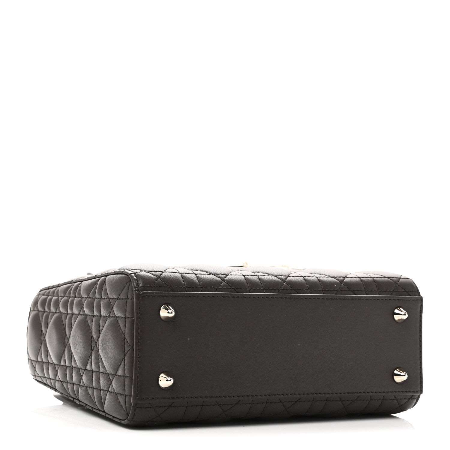 Lambskin Cannage Small My ABCD1OR Lady D1OR Dark Brown