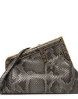 Snakeskin Small FNDI First Dark Grey