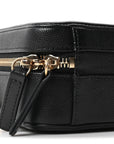 Caviar Quilted Small CC Filigree Vanity Case Black