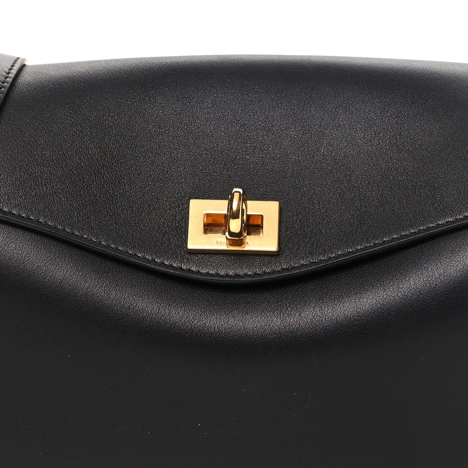 Smooth Calfskin Medium Le 7 Shoulder Bag Black