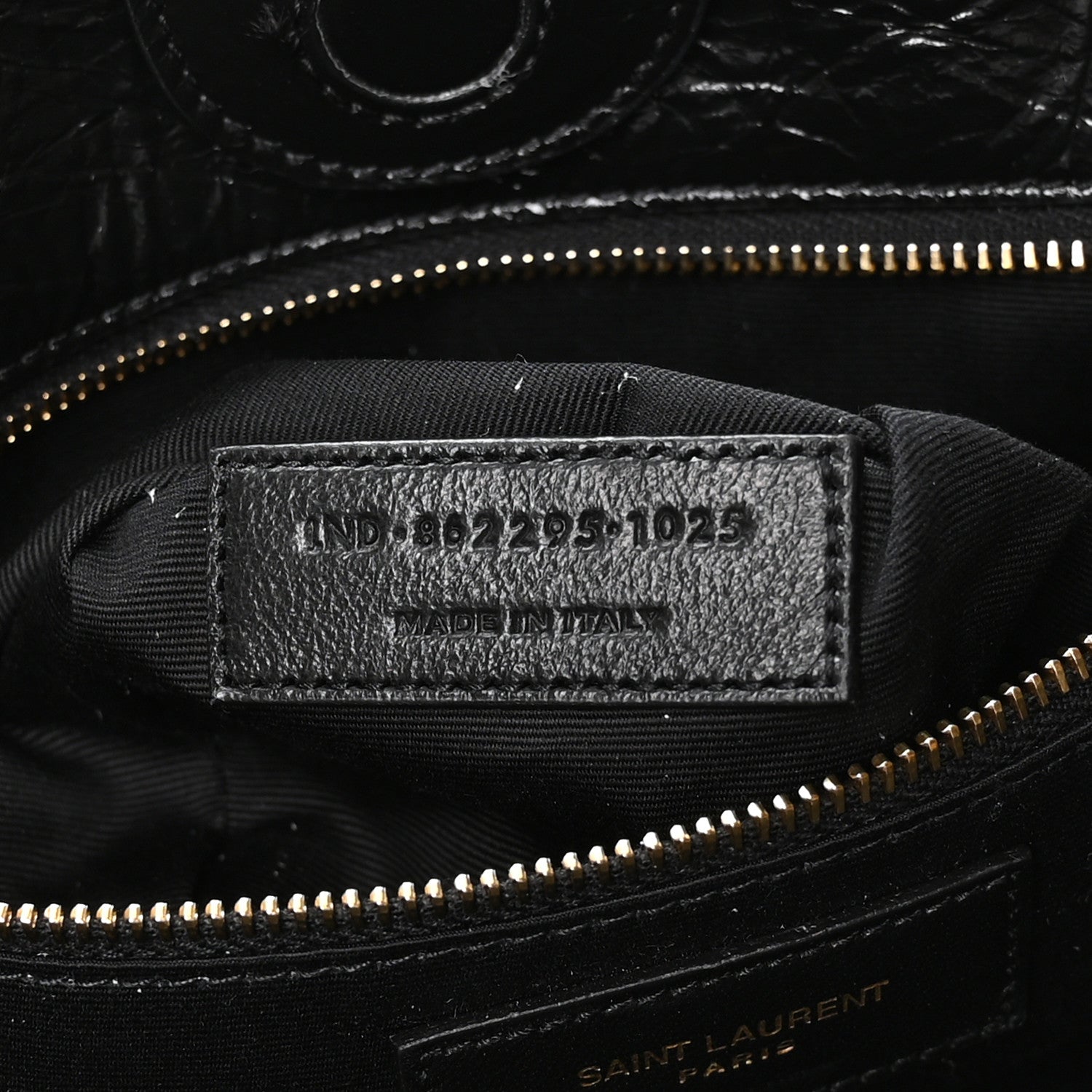 Crinkled Calfskin Matelasse Monogram Niki Multipocket Shopping Tote Black