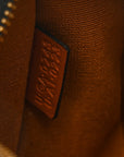Triomphe Canvas Calfskin Ava Shoulder Bag Tan