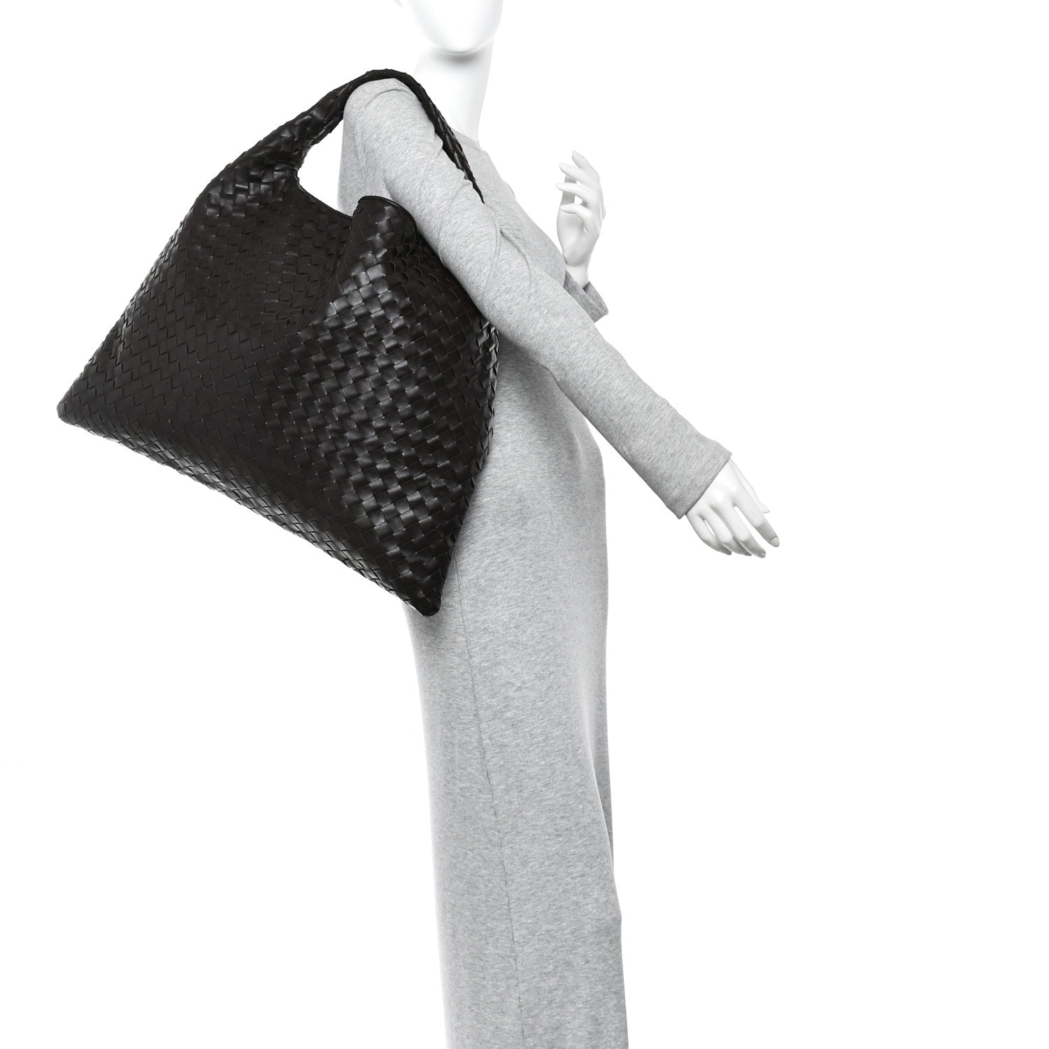 Calfskin Intrecciato Large Hop Fondant