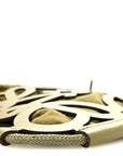 Smooth Calfskin Paula's Ibiza Small Anagram Cutout Tote Olive