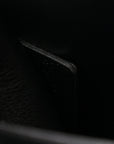 Shiny Calfskin Triomphe Shoulder Bag Black