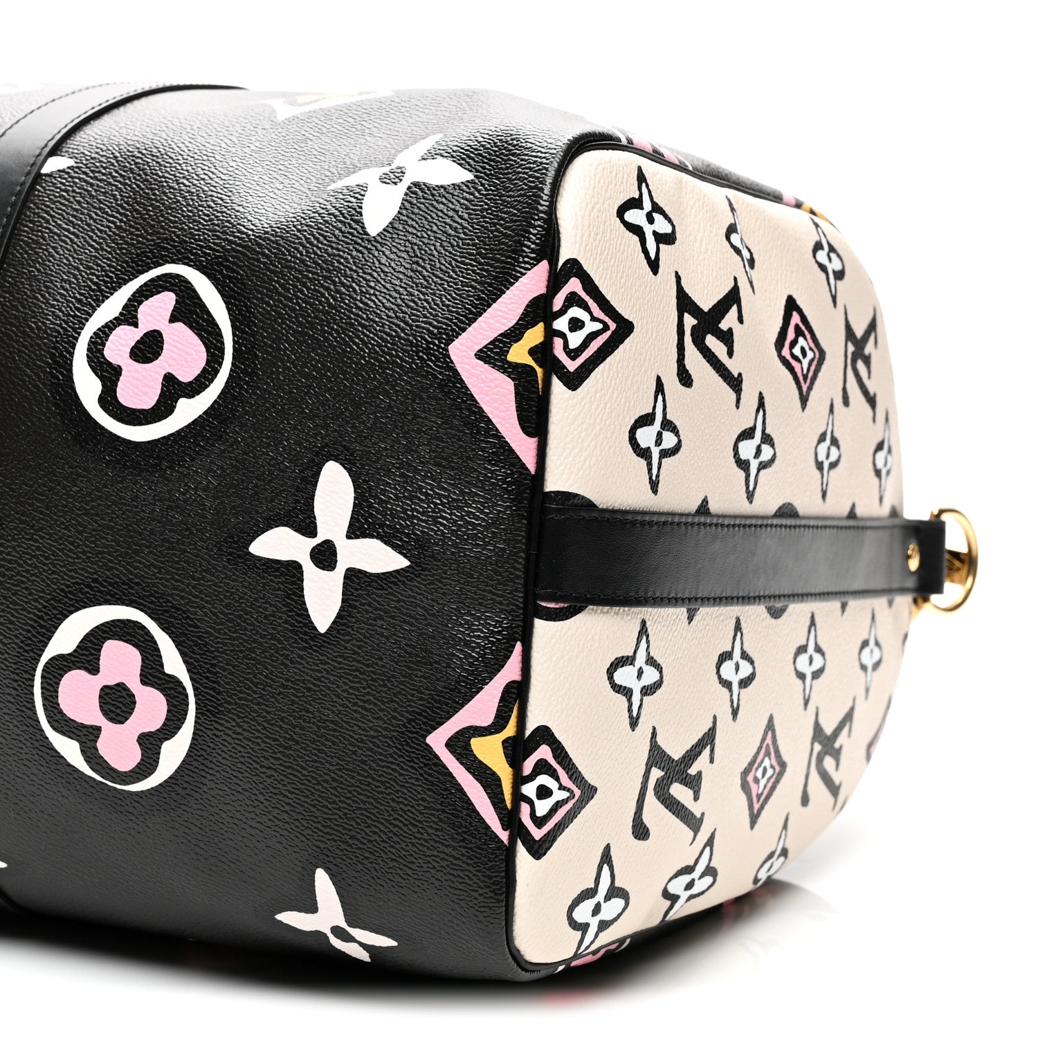 Monogram Giant Wild At Heart Keepall Bandouliere 45 Black